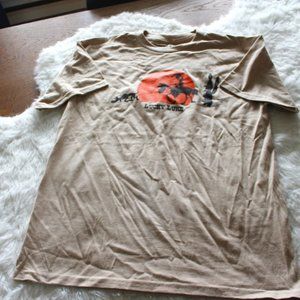 Lucky Luke 100% Cotton Men Graphic T-shirt  Medium Crewneck Short Sleeves